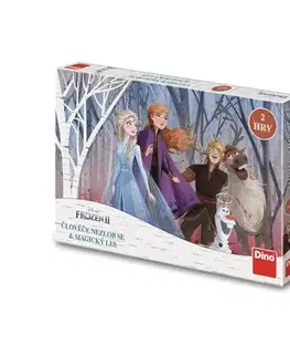 Spoločenské hry Dino Toys Detská hra Frozen: Človeče nehnevaj sa a magický les Dino