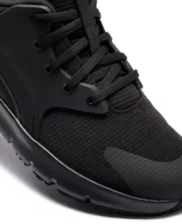 nordic walking Pánska obuv SW500.1 na športovú chôdzu štandardné chodidlá čierna