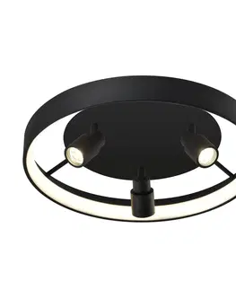 Stropné svietidlá Viokef Stropné LED svietidlo Denis, kruhové s 3 svetlami
