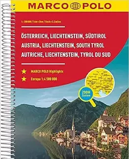 Európa Österreich, Liechtenstein, Südtirol 1:200 000