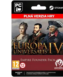Hry na PC Europa Universalis 4: Empire Founder Pack [Steam]