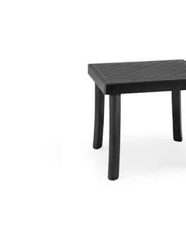 Konferenčné a príručné stolíky Rodi stôl 46x46 cm Antracite