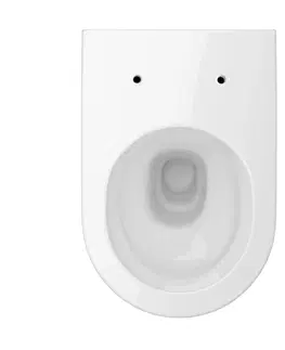 Záchody GEBERIT KOMBIFIXBasic vr. bieleho  tlačidla DELTA 50 + WC CERSANIT INVERTO + SEDADLO duraplastu SOFT-CLOSE 110.100.00.1 50BI IN1