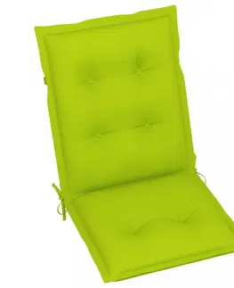 Sedákov Podušky na záhradné stoličky 6 ks Dekorhome Tmavo zelená