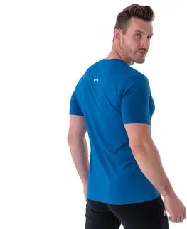 Pánske tričká Pánske tričko Nebbia „Reset“ 327 blue - L