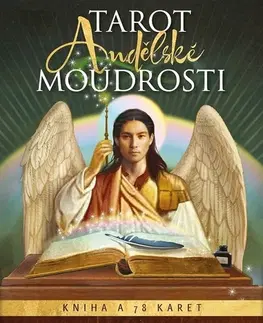 Veštenie, tarot, vykladacie karty Tarot andělské moudrosti - Kniha a 78 karet - Valentine Radleigh,Lucie Hovjacká