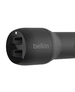 Nabíjačky k GPS BELKIN Dual USB-A Car Charger, 12W X2, BLK CCB001btBK