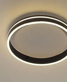 Stropné svietidlá Q-Smart-Home Paul Neuhaus Q-VITO stropné LED 40 cm, antracit