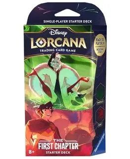 Rodinné hry Ravensburger Kartová hra Disney Lorcana: The First Chapter - Starter Deck Emerald & Ruby