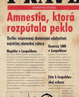 Detektívky, trilery, horory Amnestia, ktorá rozpútala peklo (predloha československého trileru Amnestie) - Radovan Dunaj