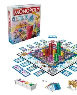 Rodinné hry Hasbro Hra Monopoly: Stavitelia (slovenská verzia)
