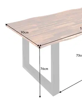 Jedálenské stoly Jedálenský stôl TALOS Dekorhome 140x80x77 cm