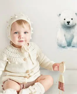 Nálepky na stenu Malý ľadový medveď - nálepka pre deti