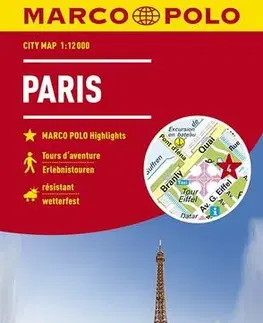 Európa Paríž - City Map 1: 12 000