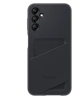 Puzdrá na mobilné telefóny Puzdro Card Slot Cover pre Samsung Galaxy A14 a A14 5G, black EF-OA146TBEGWW