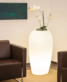 Vonkajšie dekoratívne svietidlá degardo Storus V dekoratívna lampa vysaditeľná biela priesvitná