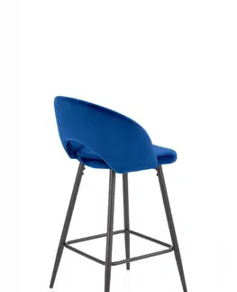 Barové stoličky Barová stolička H-96 Halmar Modrá