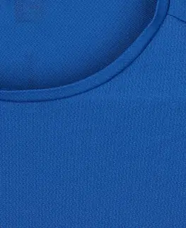 nordic walking Pánske bežecké tričko 100 Dry priedušné modré