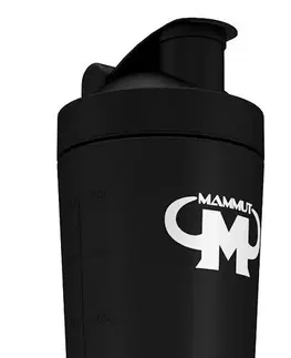 Fitness príslušenstvo Stainless Steel Shaker (z nehrdzavejúcej ocele) - Mammut Nutrition Čierna 700 ml.