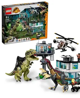 Hračky LEGO Jurassic World LEGO - Útok giganotosaura a therizinosaura