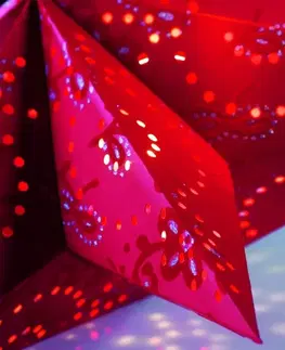 Vianočné svetelné hviezdy Markslöjd Hviezda Aratorp 45 cm v červenej