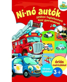 Pre deti a mládež - ostatné Ní-Nó autók - Játékos foglalkoztató kicsi gyerekeknek