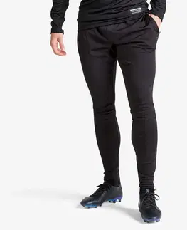 nohavice Futbalové nohavice pre dospelých čierne