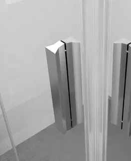 Sprchové dvere POLYSAN - ZOOM obdĺžniková sprchová zástena 700x800, rohový vstup ZL4715L-03