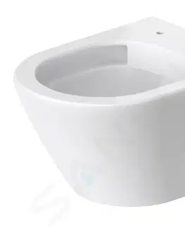 Záchody DURAVIT - D-Neo Závesné WC, Rimless, HygieneGlaze, biela 2587092000