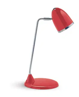 Stolové lampy na písací stôl Maul Veselá lampa na písací stôl Starlet – červená