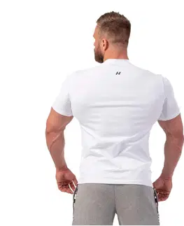 Pánske tričká Pánske tričko Nebbia Vertical Logo 293 White - XXL