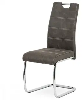 Jedálenské stoličky a kreslá Jedálenská stolička HC-483 Autronic Krémová