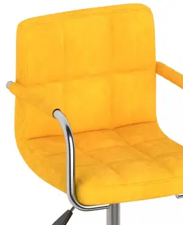 Kancelárske stoličky Otočná stolička kov / zamat Dekorhome Svetlosivá