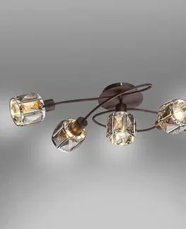 Moderné lampy do obývačky Luster 54357-5 Brown LW5