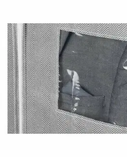 Úložné boxy Compactor Obal na obleky a krátke šaty Boston, 60 x 100 cm, sivá