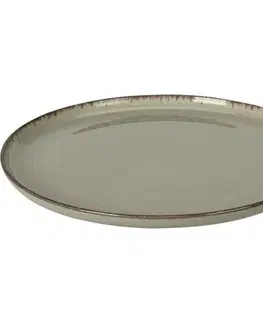 Taniere EH Porcelánový jedálenský tanier pr. 27 cm, zelená