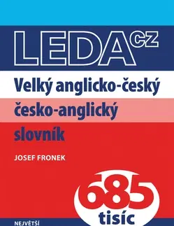 Učebnice a príručky Velký anglicko-český česko-anglický slovník 685 tisíc - LEDA - Josef Fronek