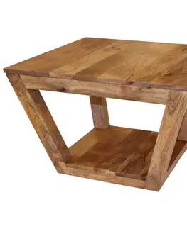 Konferenčné stolíky Konferenčný stolík Hina 60x40x60 z mangového dreva