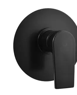 Kúpeľňové batérie SLEZAK-RAV - Batéria sprchová vstavaná COLORADO čierna matná, Farba: čierna matná CO183LCMAT