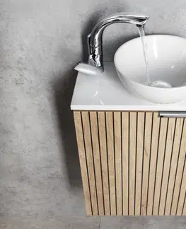 Kúpeľňa SAPHO - LATUS X umývadlová skrinka 39,4x50x22cm, dub alabama strip/dub alabama LT110-2322