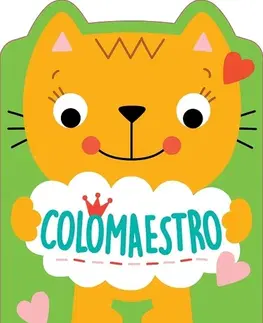 Nalepovačky, vystrihovačky, skladačky Colomaestro: Mačka