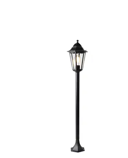 Zahradne stlpove lampy Elegantné stojace vonkajšie svietidlo čierne 120 cm vrátane WiFi ST64 - Havana