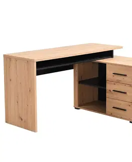 Moderné kancelárske stoly Písací stôl Arhimed artisan 11008173