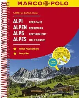 Európa Alpy, severní Itálie 1:300T