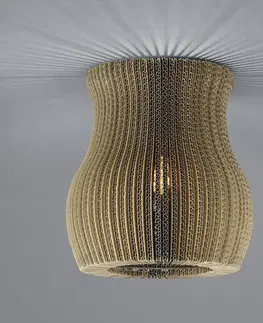 Stropné svietidlá HELL Stropné svietidlo Layer z kartónu 1-pl., tvar vázy