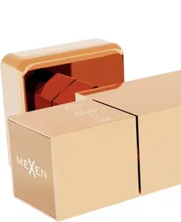Kúpeľňové batérie MEXEN - Cube termostatická sprchová batéria ružové zlato 77200-60
