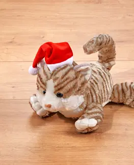 Drobné dekorácie a doplnky Vianočná mačička "Kitty"