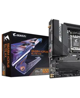 Základné dosky Gigabyte B650M AORUS ELITE AX , AMD B650, AM5, 4xDDR5, mATX B650M AORUS ELITE AX