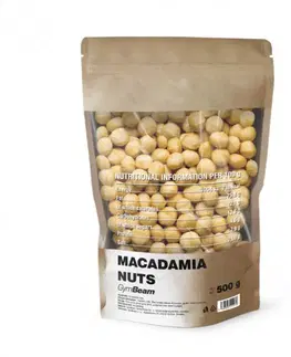 Orechy a semienka GymBeam Makadamové orechy 500 g