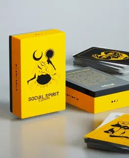 Komunikačné hry Mgr. art. Nikola Kökényová - SOCIAL SPIRIT SOCIALSPIRITCARDS - hravá edukačná pomôcka pre tvorcov na sociálnych sieťach